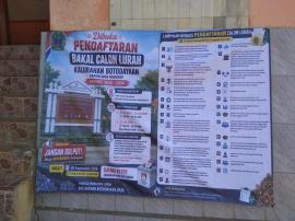 HARI PERTAMA PENDAFTARAN CALON LURAH BOTODAYAAN BELUM ADA YANG MENDAFTAR